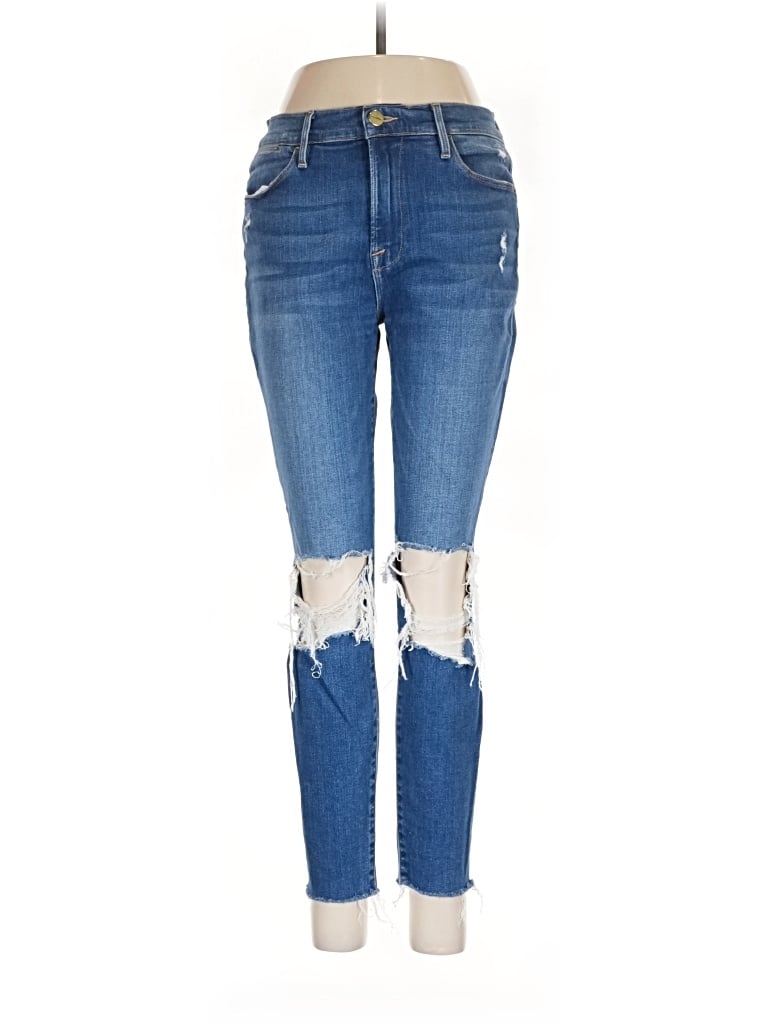 Pre-owned Frame Jeans In Blue