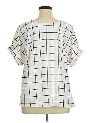 MELLODAY Short Sleeve Blouse (view 2)