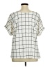 MELLODAY Ivory Short Sleeve Blouse Size 1X - photo 2