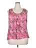 Carlisle 100% Silk Pink Sleeveless Silk Top Size 18 - photo 1