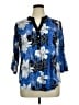 Assorted Brands Blue 3/4 Sleeve T-Shirt Size 1X - photo 1