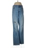 Madewell 100% Cotton Hearts Blue Jeans Size 28 waist (tall) - photo 1