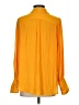 Free People 100% Polyester Color Block Yellow Long Sleeve Blouse Size S - photo 2