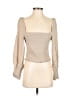 Gianni Bini Tan 3/4 Sleeve Blouse Size L - photo 1