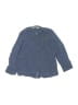 H&M 100% Cotton Blue Long Sleeve Button-Down Shirt Size 4 - 5 - photo 1