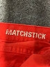 Matchstick Hearts Red Denim Shorts Size 28 waist - photo 3