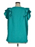 Umgee 100% Polyester Teal Short Sleeve Top Size 1X - photo 2