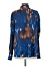 Nasty Gal Inc. 100% Polyester Blue Long Sleeve Blouse Size 8 - photo 2