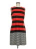 Calvin Klein Stripes Red Casual Dress Size 8 - photo 1