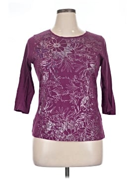Tahari 3/4 Sleeve T-Shirt (view 1)