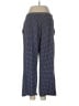 Lands' End Checkered-gingham Blue Casual Pants Size M - photo 2