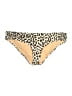 J.Crew Animal Print Gold Swimsuit Bottoms Size XL - photo 1