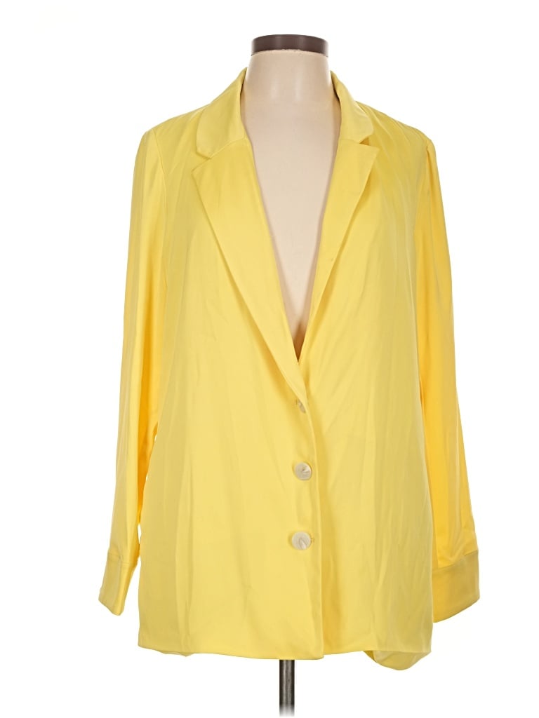 Pre-owned Vila Blazer Jacket In Yellow