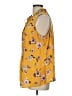 Torrid 100% Rayon Yellow Sleeveless Blouse Size Lg Plus (0) - photo 5
