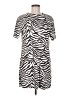 Zara Animal Print Silver Casual Dress Size M - photo 1