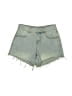 BDG 100% Cotton Green Denim Shorts Size 26 waist - photo 1