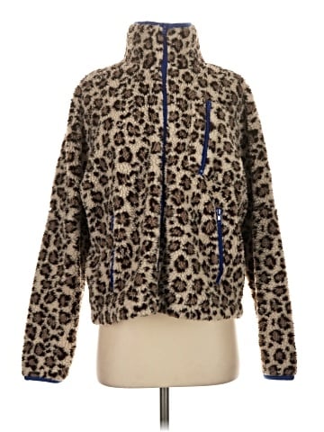Aqua Faux Fur Jacket (view 1)
