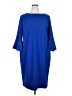 Calvin Klein Solid Blue Casual Dress Size 20w - photo 1