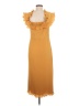 Keepsake 100% Polyester Yellow Cocktail Dress Size M - photo 2