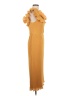 Keepsake 100% Polyester Yellow Cocktail Dress Size M - photo 4