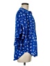Vince Camuto 100% Polyester Blue 3/4 Sleeve Blouse Size M - photo 4