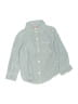 Carter's 100% Cotton Chevron-herringbone Blue Long Sleeve Button-Down Shirt Size 2T - photo 1