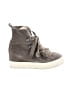 J/Slides Gray Tan Sneakers Size 6 1/2 - photo 1
