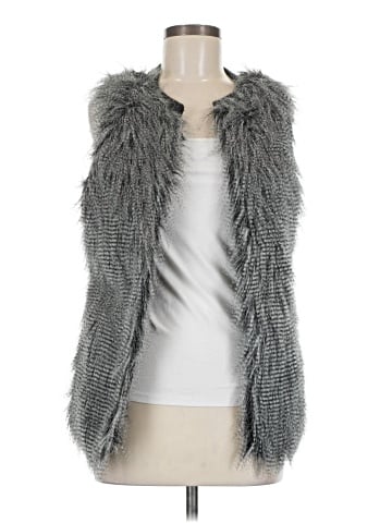 Design History Faux Fur Vest (view 1)