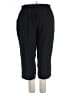 Assorted Brands 100% Polyester Solid Black Casual Pants Size 3X - photo 2