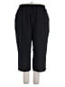 Assorted Brands 100% Polyester Solid Black Casual Pants Size 3X - photo 1