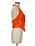 Shein Orange Sleeveless Blouse Size 8 - 10 - photo 4