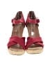 TOMS Color Block Red Wedges Size 6 1/2 - photo 2