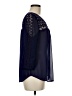 Blu Pepper 100% Polyester Blue 3/4 Sleeve Blouse Size M - photo 4