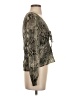 Gentle Fawn Metallic Gold Long Sleeve Blouse Size XS - photo 4