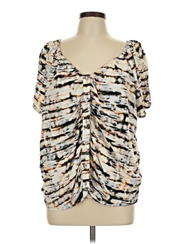 DKNY Jeans Short Sleeve Blouse (view 1)