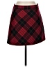 Express Argyle Red Casual Skirt Size 4 - photo 1