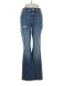 Express Hearts Blue Jeans Size 6 - photo 1
