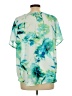 Apt. 9 Teal Short Sleeve Blouse Size XL - photo 2