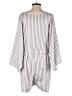 Unbranded Stripes Gray Romper Size M (estimated) - photo 2