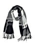 Unbranded Plaid Gray Black Scarf One size - photo 1
