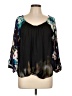 Nicole Miller Artelier 100% Silk Black Blouse Size L - photo 1