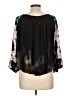 Nicole Miller Artelier 100% Silk Black Blouse Size L - photo 2