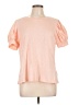 Amaryllis 100% Cotton Pink Short Sleeve Top Size L - photo 1