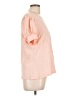 Amaryllis 100% Cotton Pink Short Sleeve Top Size L - photo 4