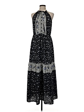 knox rose black dress NWOT Knox Rose Floral Maxi (MEDIUM)