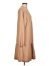 Unbranded Solid Tan Casual Dress Size L - photo 4