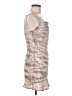 Olivaceous Tie-dye Tan Cocktail Dress Size M - photo 4