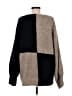 Talula Color Block Brown Pullover Sweater Size L - photo 2