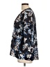 Lila Rose Floral Black 3/4 Sleeve Blouse Size L - photo 5