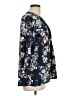 Lila Rose Floral Black 3/4 Sleeve Blouse Size L - photo 4